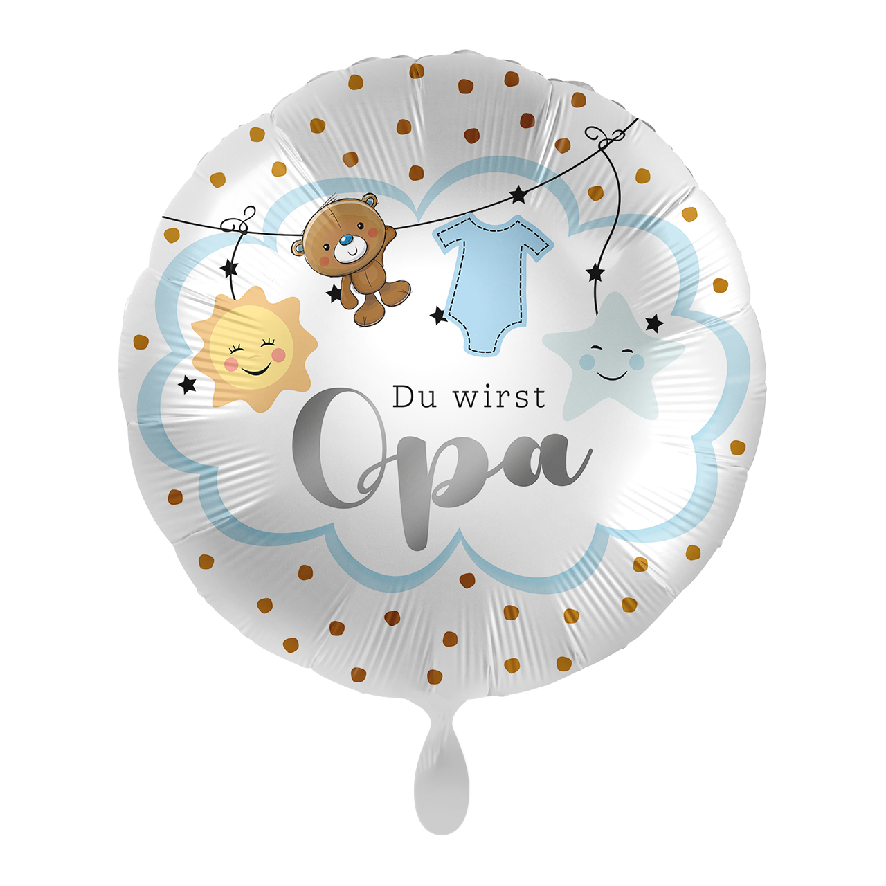 1 Ballon - Du wirst Opa - Baby Boy is Coming