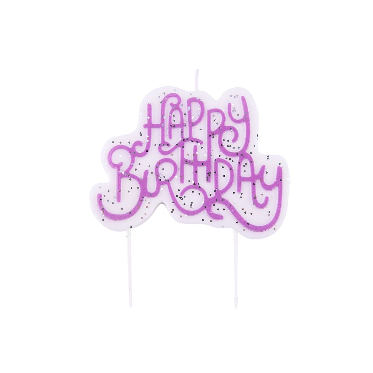 PME CANDLE TOPPER - ROSA FUNKELNDE GEBURTSTAGSKERZE