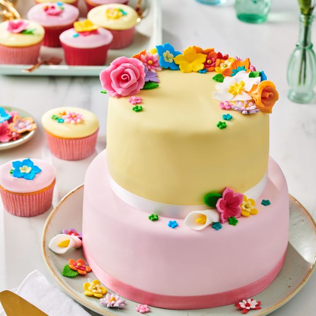 FUNCAKES ROLLFONDANT PASTEL PINK 250 G
