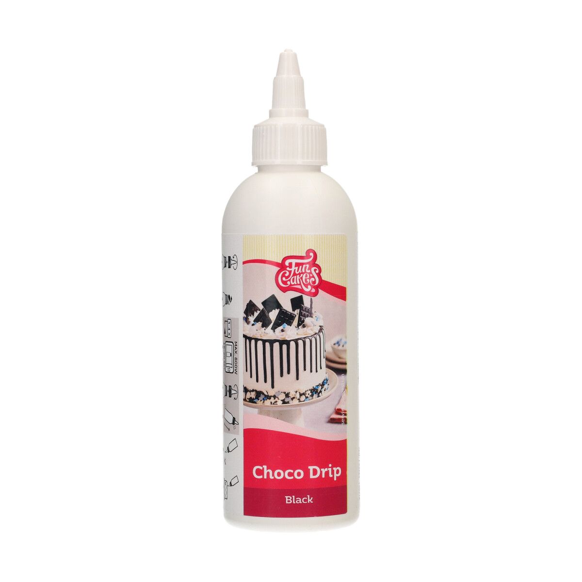 FUNCAKES CHOCO DRIP SCHWARZ 180 G