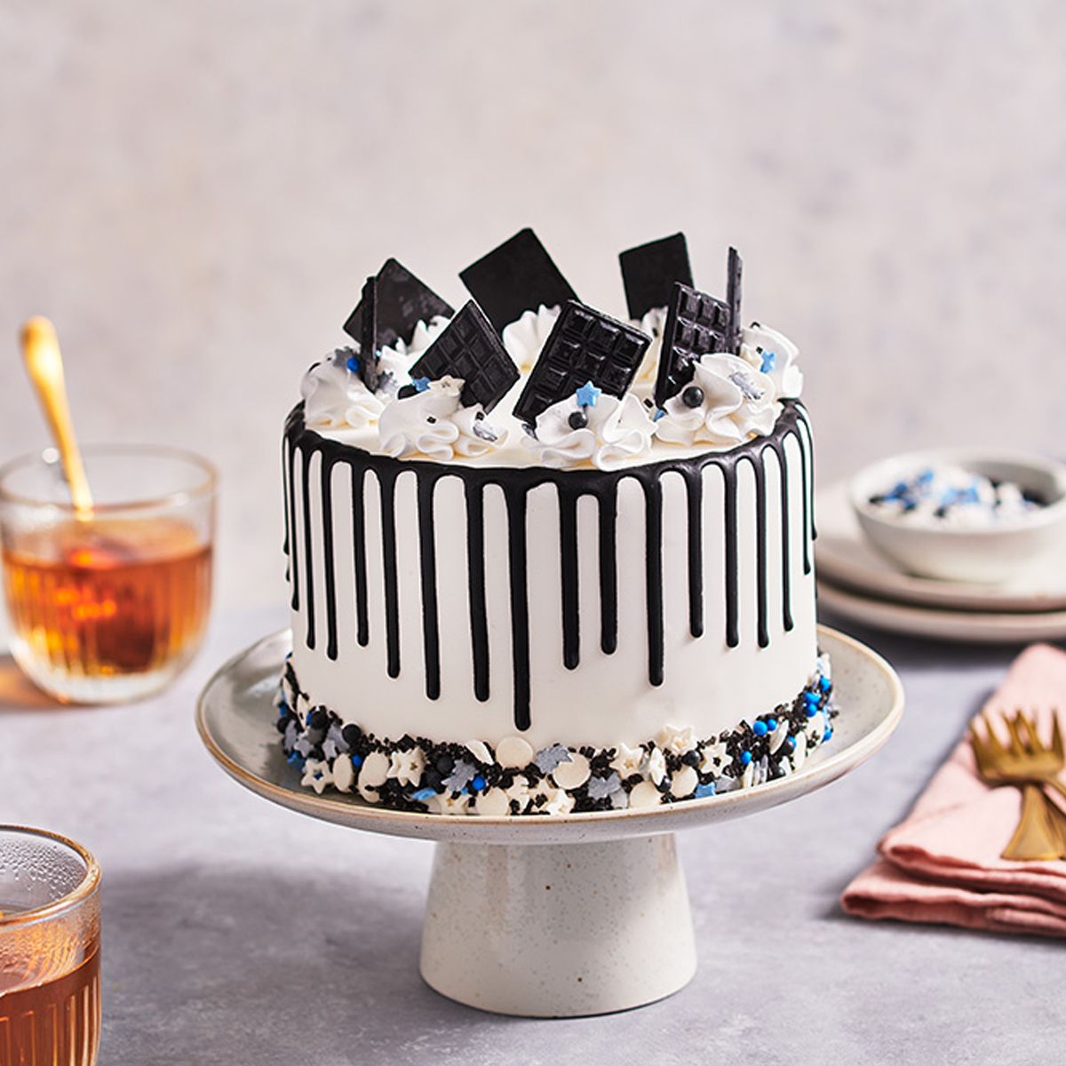 FUNCAKES CHOCO DRIP SCHWARZ 180 G