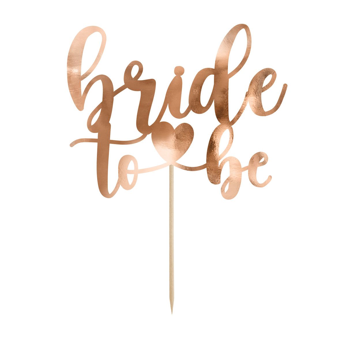 PARTYDECO TORTENTOPPER BRAUT - ROSE GOLD