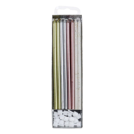 PME EXTRA GROSSE KERZEN GEMISCHT 18CM PK/16