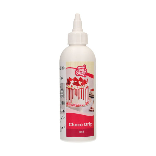 FUNCAKES CHOCO DRIP RED 180 G
